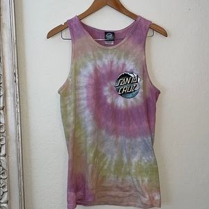 Santa Cruz tie dye tank